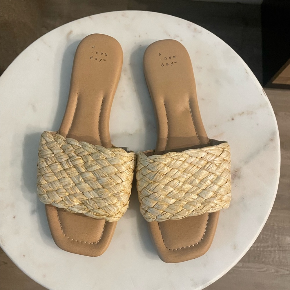 Raffia Braided Sandals